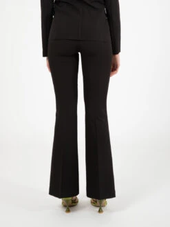 Pantaloni A Zampa Nero -Couture per Lei stimm pantaloni a zampa nero2