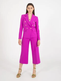 Pantaloni Cropped Fuxia -Couture per Lei stimm pantaloni cropped fuxia1