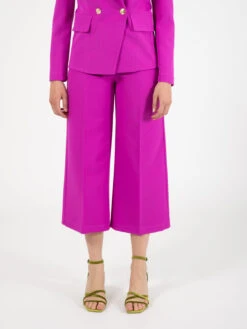 Pantaloni Cropped Fuxia