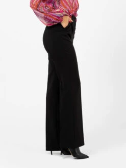 Prima pagina -Couture per Lei stimm pantaloni dritti morbidi neri2