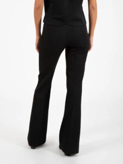 Pantaloni Flare Flanella Nero -Couture per Lei stimm pantaloni flare flanella nero3
