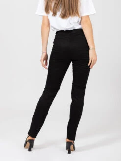 Pantaloni Neri Con Decori Tono Su Tono -Couture per Lei stimm pantaloni neri con decori tono su tono3