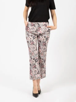 Pantaloni Trombetta Floreali Perla