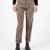 Pantaloni Velluto Coste Con Risvolto Marrone 2 Pantaloni Velluto Coste Con Risvolto Marrone -Couture per Lei stimm pantaloni velluto coste con risvolto marrone1
