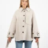 Cappotto Corto Con Frange Calce -Couture per Lei t coat cappotto corto con frange calce1