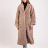 Cappotto Teddy Lungo Nut -Couture per Lei tavus milano cappotto teddy lungo nut1