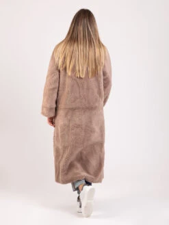 Cappotto Teddy Lungo Nut -Couture per Lei tavus milano cappotto teddy lungo nut3