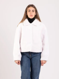 Giacca Teddy White