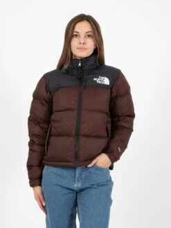 The North Face W 96 Retro Nuptse Jacket Coalbrown / Tnfblack