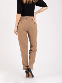 Pantaloni Fluid Renata Toffee -Couture per Lei true nyc pantaloni fluid renata toffee2