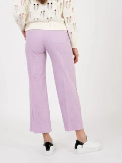 Pantaloni Penny In Tela Supima Soft Lilac -Couture per Lei true nyc pantaloni penny in tela supima soft lilac3
