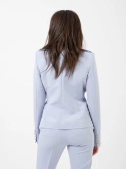 Vicolo Blazer Corto Doppiopetto Azzurro Polvere -Couture per Lei vicolo blazer corto doppiopetto azzurro polvere3