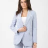 Vicolo Blazer Lungo Monopetto Azzurro Polvere -Couture per Lei vicolo blazer lungo monopetto azzurro polvere1