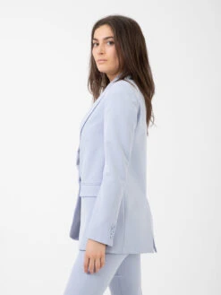 Vicolo Blazer Lungo Monopetto Azzurro Polvere -Couture per Lei vicolo blazer lungo monopetto azzurro polvere2