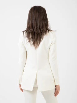 Vicolo Blazer Lungo Monopetto Naturale -Couture per Lei vicolo blazer lungo monopetto naturale3