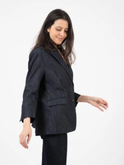 Vicolo Blazer Monopetto Blu Denim -Couture per Lei vicolo blazer monopetto blu denim2