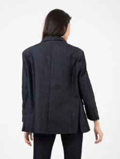 Vicolo Blazer Monopetto Blu Denim -Couture per Lei vicolo blazer monopetto blu denim3