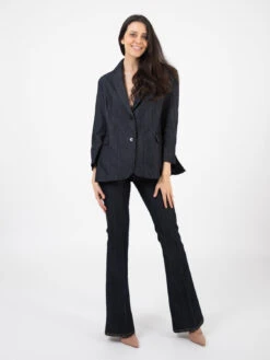 Vicolo Blazer Monopetto Blu Denim -Couture per Lei vicolo blazer monopetto blu denim4