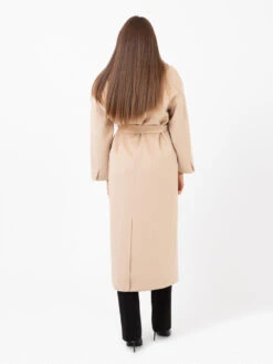 Vicolo Cappotto Lungo Crema Con Cintura -Couture per Lei vicolo cappotto lungo crema con cintura3