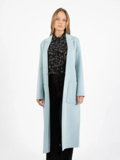 Vicolo Cappotto Lungo Stretto Polvere