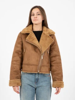 Vicolo Ecomontone Crop Cammello