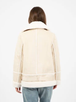 Vicolo Ecomontone Modello Biker Bianco 7 Vicolo Ecomontone Modello Biker Bianco -Couture per Lei vicolo ecomontone modello biker bianco3