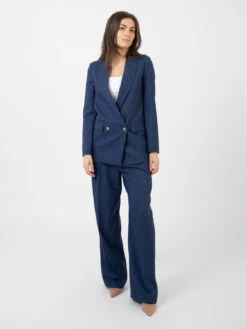 Vicolo Giacca Lunga Doppiopetto Blu -Couture per Lei vicolo giacca lunga doppiopetto blu4