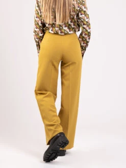 Vicolo Pantaloni Pistacchio Con Morsetti Oro -Couture per Lei vicolo pantaloni pistacchio con morsetti oro3