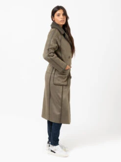 Cappotto Lungo Double-face Militare -Couture per Lei zoe paris cappotto lungo double face militare2