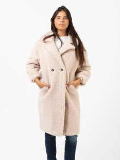 Cappotto Over Doppiopetto Latte