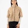 Ecopelliccia Maniche Corte Palomino -Couture per Lei zoe paris ecopelliccia maniche corte palomino1