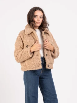 Giacca Orsetto Bouclé Pancake